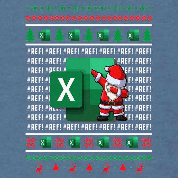 Freak In The Sheets Excel Spreadsheet Ugly Christmas Sweater Garment-Dyed Sweatshirt
