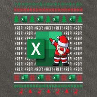 Freak In The Sheets Excel Spreadsheet Ugly Christmas Sweater Cotton Canvas Backpack