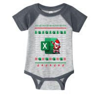 Freak In The Sheets Excel Spreadsheet Ugly Christmas Sweater Infant Baby Jersey Bodysuit