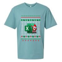 Freak In The Sheets Excel Spreadsheet Ugly Christmas Sweater Sueded Cloud Jersey T-Shirt