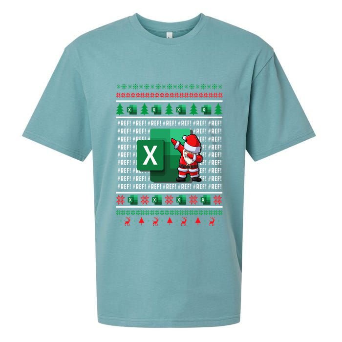 Freak In The Sheets Excel Spreadsheet Ugly Christmas Sweater Sueded Cloud Jersey T-Shirt