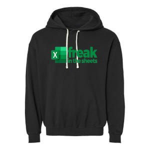 Freak In The Excel Sheets Garment-Dyed Fleece Hoodie