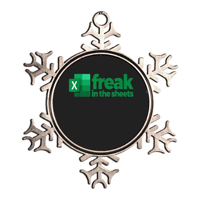 Freak In The Excel Sheets Metallic Star Ornament