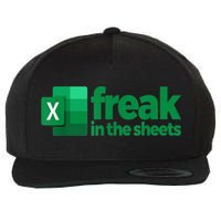 Freak In The Excel Sheets Wool Snapback Cap