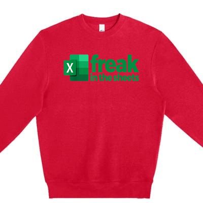 Freak In The Excel Sheets Premium Crewneck Sweatshirt