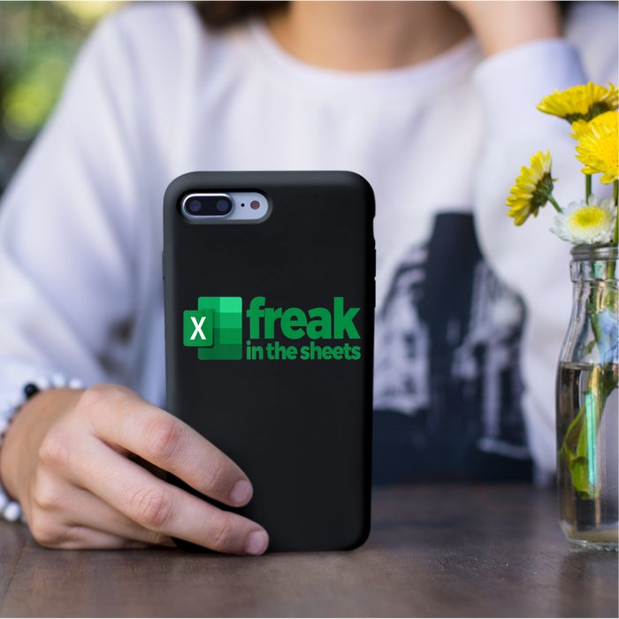 Freak In The Excel Sheets Permanent Decal Sticker