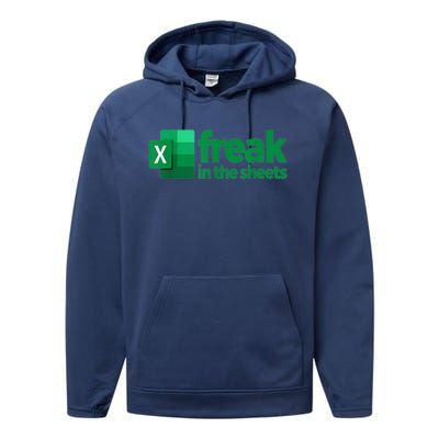 Freak In The Excel Sheets Performance Fleece Hoodie