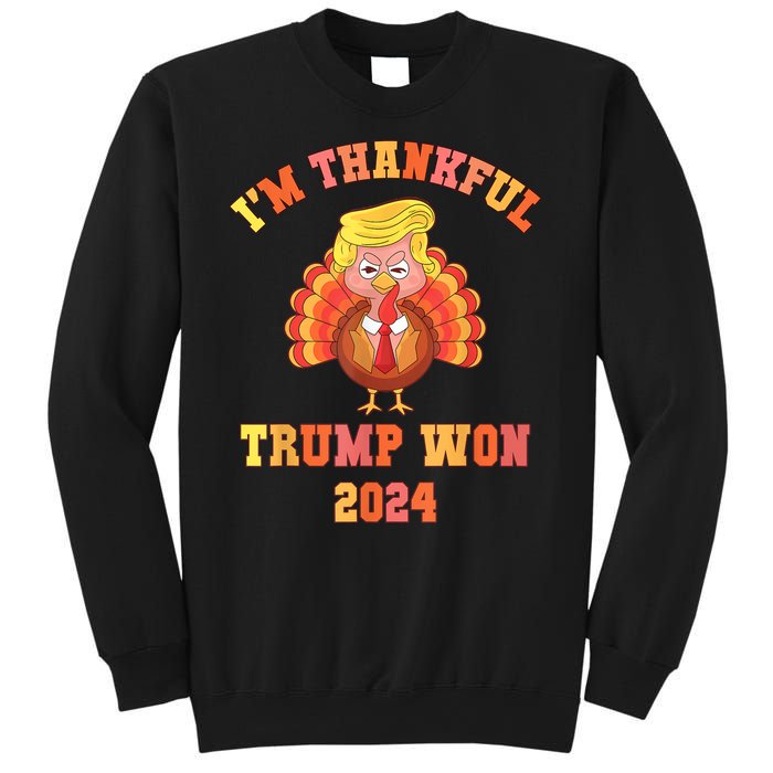 Funny IM Thankful Trump We Won 2024 Vance Inauguration Gag Sweatshirt