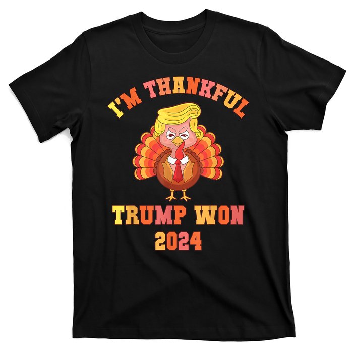 Funny IM Thankful Trump We Won 2024 Vance Inauguration Gag T-Shirt