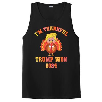 Funny IM Thankful Trump We Won 2024 Vance Inauguration Gag PosiCharge Competitor Tank