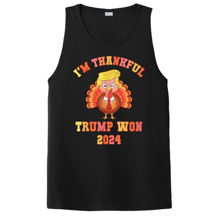 Funny IM Thankful Trump We Won 2024 Vance Inauguration Gag PosiCharge Competitor Tank