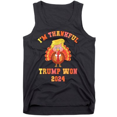 Funny IM Thankful Trump We Won 2024 Vance Inauguration Gag Tank Top