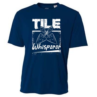 Flooring Installer Tile Whisperer Cooling Performance Crew T-Shirt