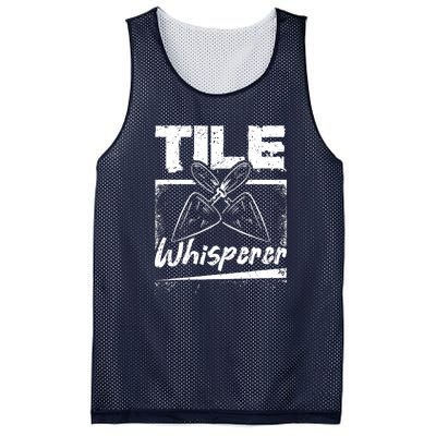 Flooring Installer Tile Whisperer Mesh Reversible Basketball Jersey Tank