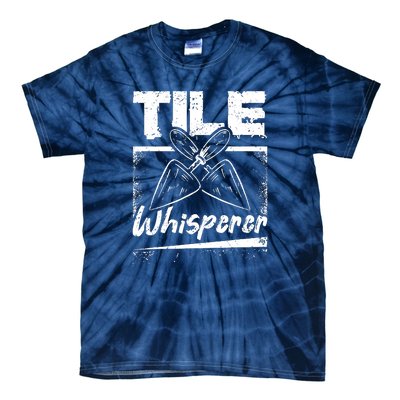 Flooring Installer Tile Whisperer Tie-Dye T-Shirt