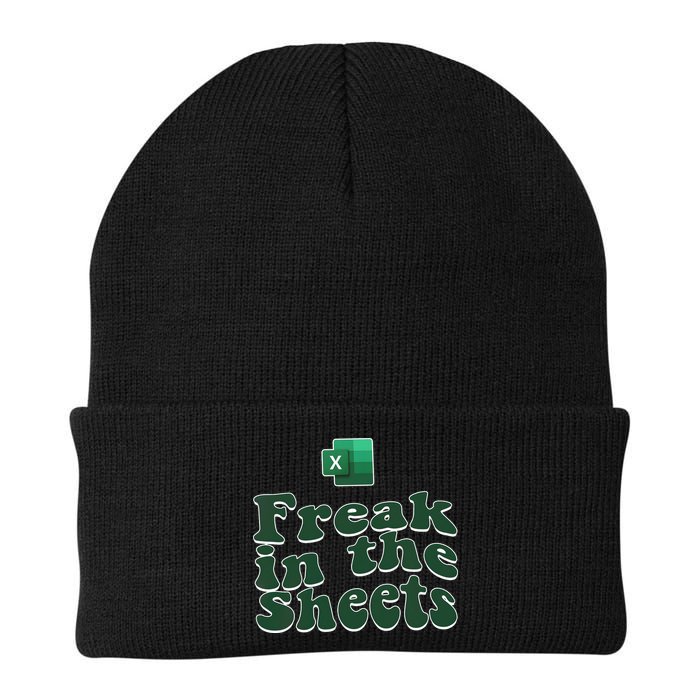 Freak In The Sheets Funny Accountant Excel Knit Cap Winter Beanie