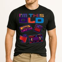 Funny I'm This Old Retro Media Technology Cooling Performance Crew T-Shirt
