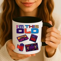 Funny I'm This Old Retro Media Technology Mug