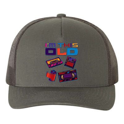 Funny I'm This Old Retro Media Technology Yupoong Adult 5-Panel Trucker Hat