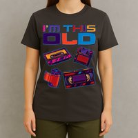 Funny I'm This Old Retro Media Technology T-Shirt