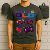Funny I'm This Old Retro Media Technology T-Shirt