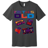 Funny I'm This Old Retro Media Technology Premium T-Shirt