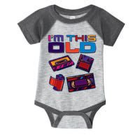 Funny I'm This Old Retro Media Technology Infant Baby Jersey Bodysuit