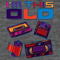 Funny I'm This Old Retro Media Technology Wool Snapback Cap