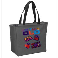 Funny I'm This Old Retro Media Technology Zip Tote Bag