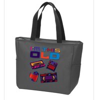 Funny I'm This Old Retro Media Technology Zip Tote Bag