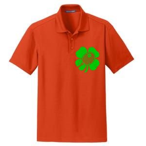 Fun Irish Tennis Shamrocks Costume St Patrick's Day Cool Gift Dry Zone Grid Polo