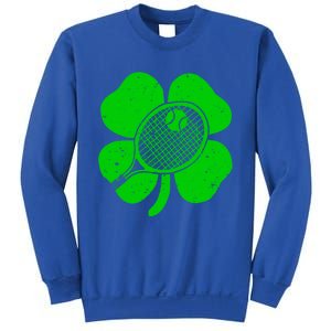 Fun Irish Tennis Shamrocks Costume St Patrick's Day Cool Gift Sweatshirt