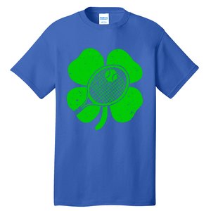 Fun Irish Tennis Shamrocks Costume St Patrick's Day Cool Gift Tall T-Shirt