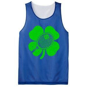 Fun Irish Tennis Shamrocks Costume St Patrick's Day Cool Gift Mesh Reversible Basketball Jersey Tank