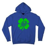 Fun Irish Tennis Shamrocks Costume St Patrick's Day Cool Gift Tall Hoodie