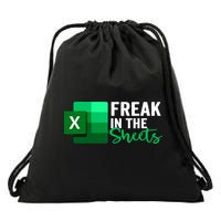 Freak In The Sheets Accountant Funny Spreadsheet Excel Drawstring Bag