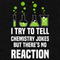 Funny I Try To Tell Chemistry Jokes But There Is No Reaction Ladies PosiCharge Tri-Blend Wicking Tank