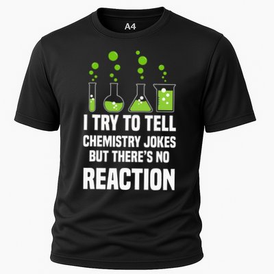 Funny I Try To Tell Chemistry Jokes But There Is No Reaction Performance Shirt
