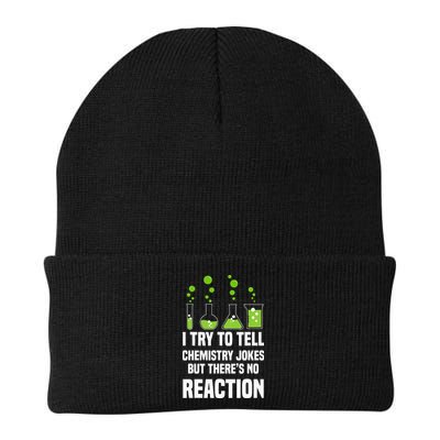 Funny I Try To Tell Chemistry Jokes But There Is No Reaction Beanie
