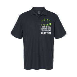 Funny I Try To Tell Chemistry Jokes But There Is No Reaction Softstyle Adult Sport Polo