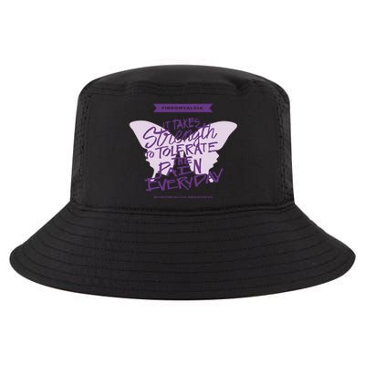 Fibromyalgia It Takes Strength Everyday Great Gift Fibro Awareness Gift Cool Comfort Performance Bucket Hat