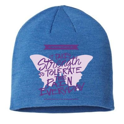 Fibromyalgia It Takes Strength Everyday Great Gift Fibro Awareness Gift Sustainable Beanie