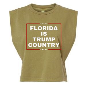 Florida Is Trump Country Take America Back 2024 Election  Garment-Dyed Women's Muscle Tee