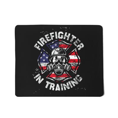 Firefighter In Training Future Thin Red Line Firefighter Mousepad