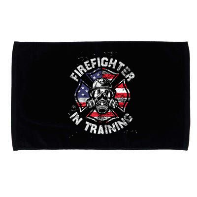 Firefighter In Training Future Thin Red Line Firefighter Microfiber Hand Towel