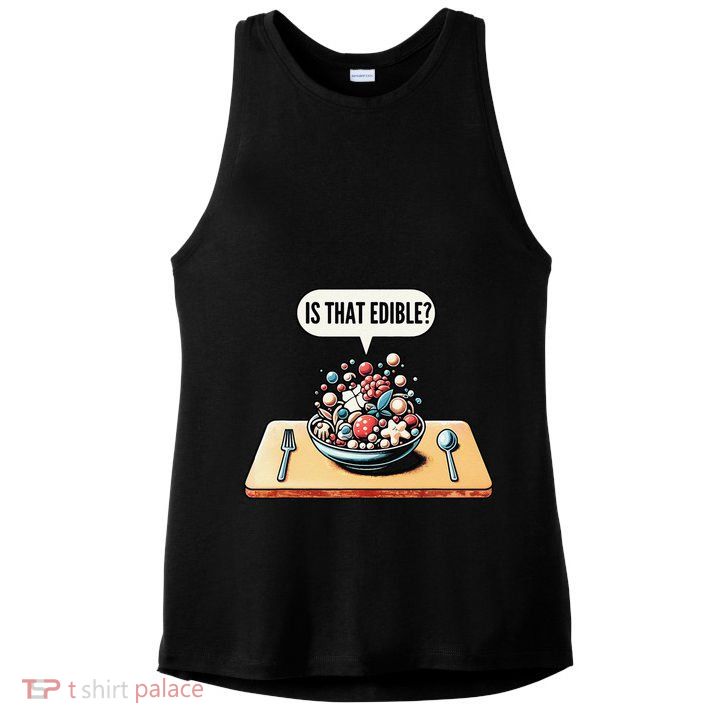 Funny Is That Edible Molecular Gastronomy Ladies PosiCharge Tri-Blend Wicking Tank