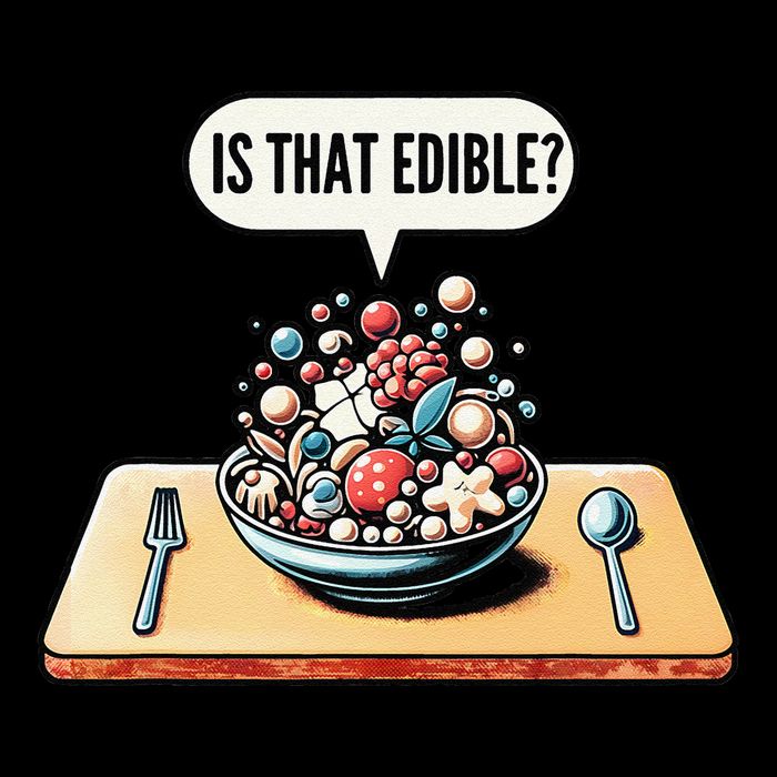 Funny Is That Edible Molecular Gastronomy Bucket Hat