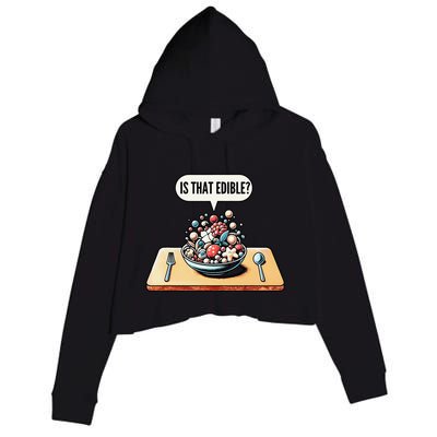 Funny Is That Edible Molecular Gastronomy Crop Fleece Hoodie