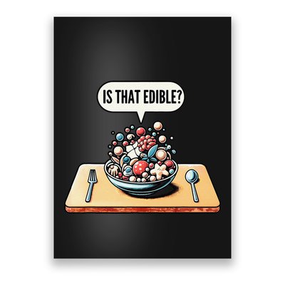 Funny Is That Edible Molecular Gastronomy Poster
