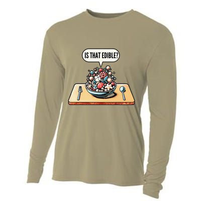 Funny Is That Edible Molecular Gastronomy Cooling Performance Long Sleeve Crew